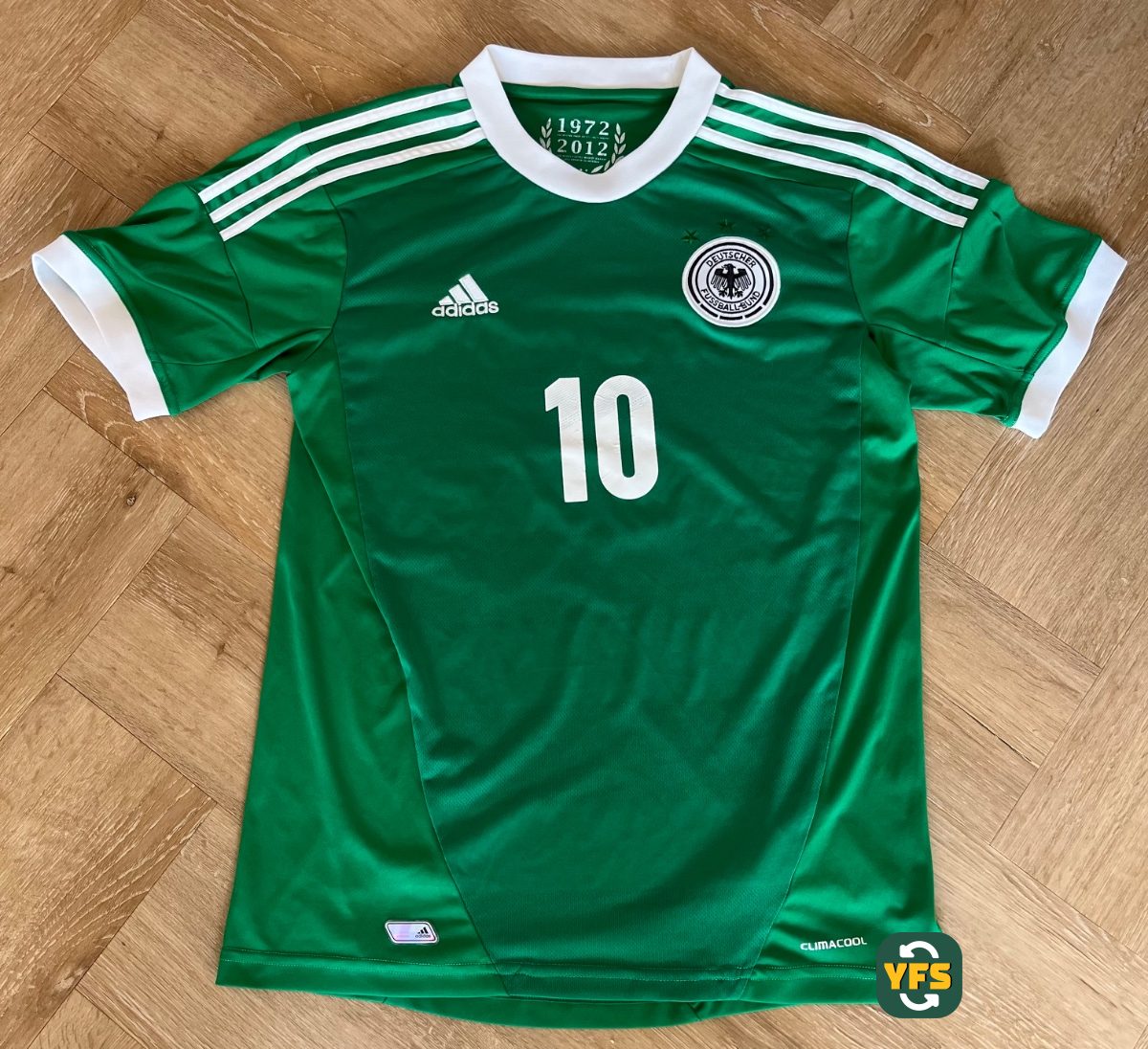 Germany 2012-2013 Away Store Version Adidas Podolski - YourFootballShirt - Photo 1