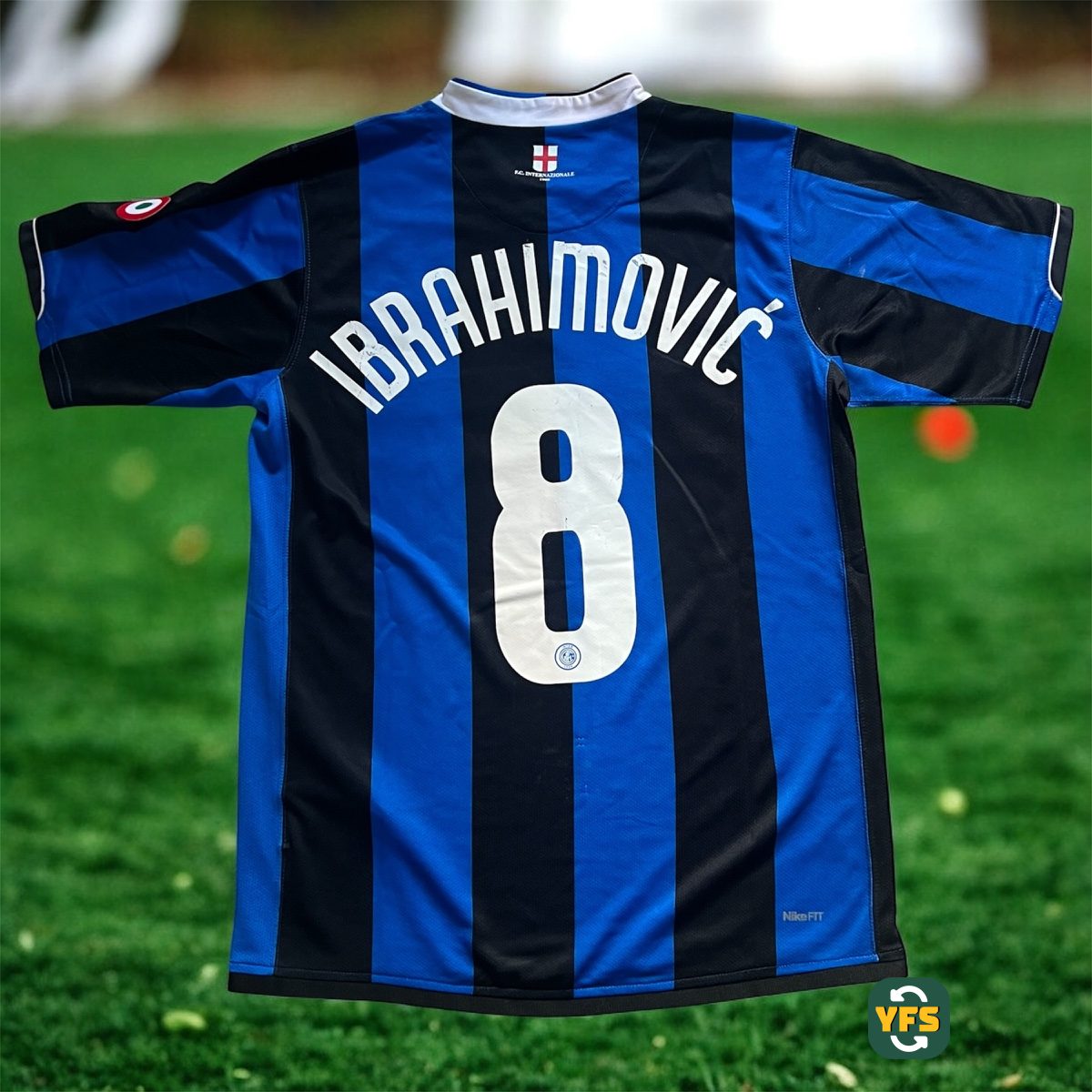 Inter Milan 2006-2007 Home Store Version Nike Ibrahimovic - YourFootballShirt - Photo 1