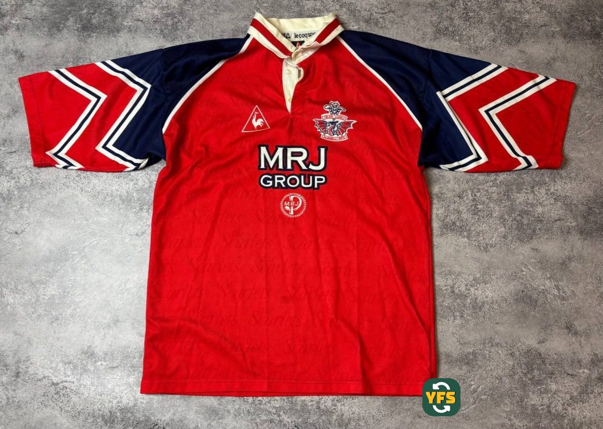 Llanelli RFC 1995-1996 Home Store Version Le Coq Sportif - YourFootballShirt - Photo 1