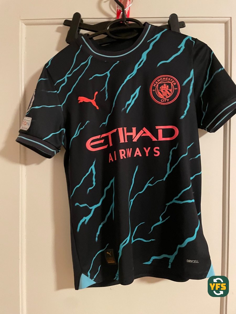 Manchester City 2023-2024 Third Store Version Puma Foden - YourFootballShirt - Photo 1
