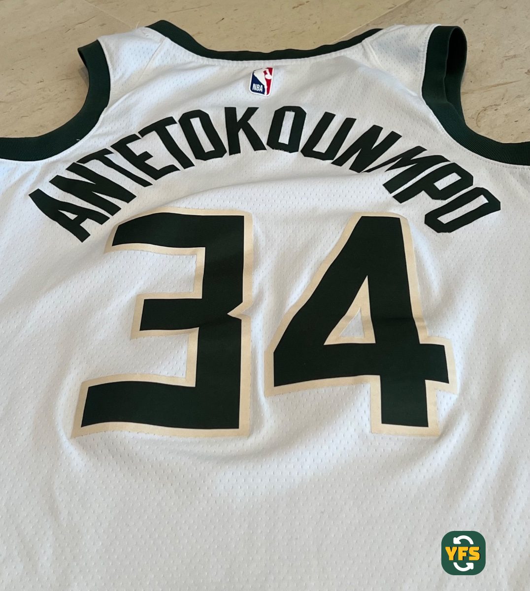Milwaukee bucks 2017-2018 Home Pro Version Nike Antetokounmpo - YourFootballShirt - Photo 1