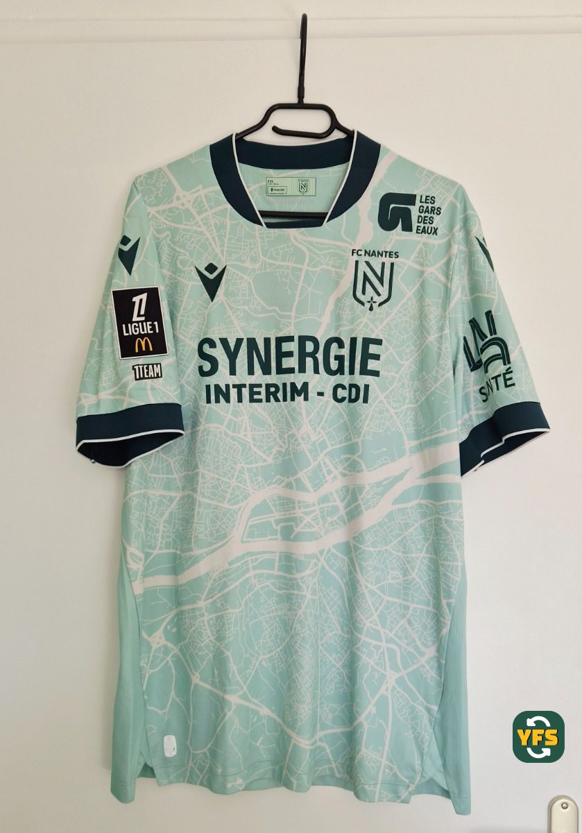 Nantes FC 2025-2026 Away Store Version Macron Tati - YourFootballShirt - Photo 1