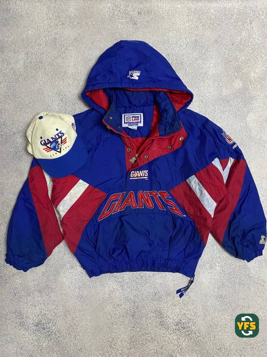 New York Giants 1994-1995 Home Store Version Starter - YourFootballShirt - Photo 1