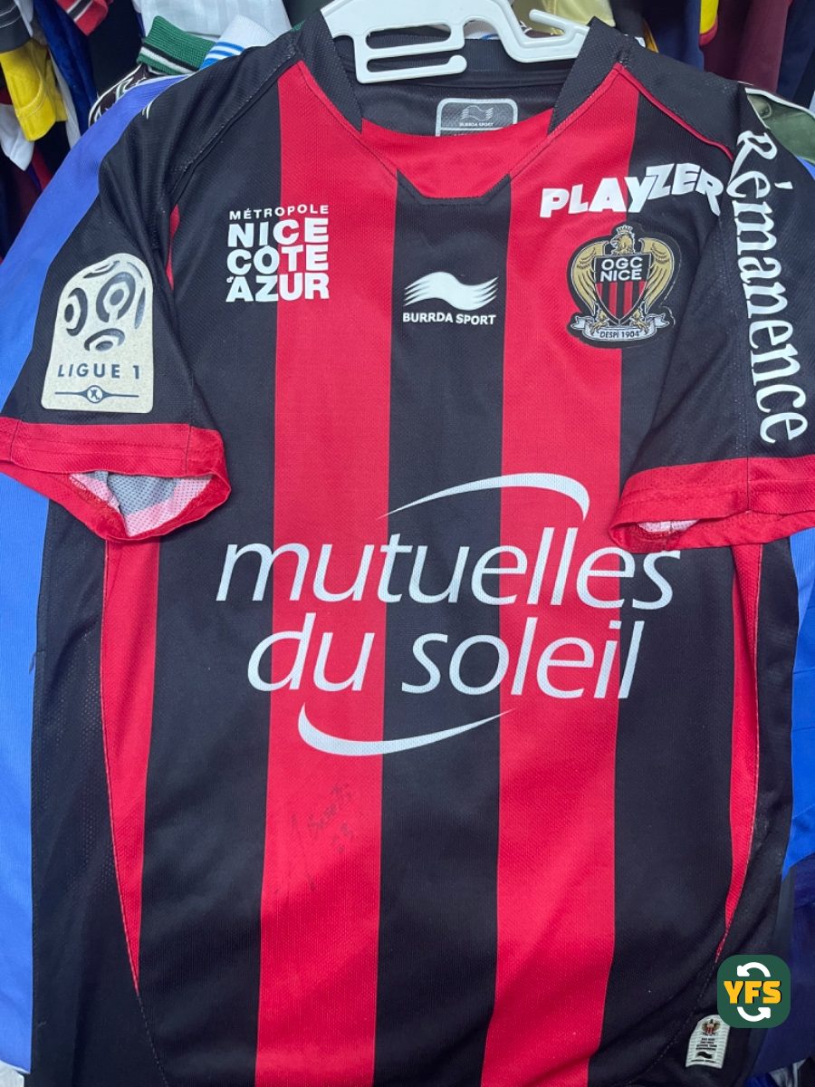 OGC Nice 2013-2014 Home Burrda Sport - YourFootballShirt - Photo 1