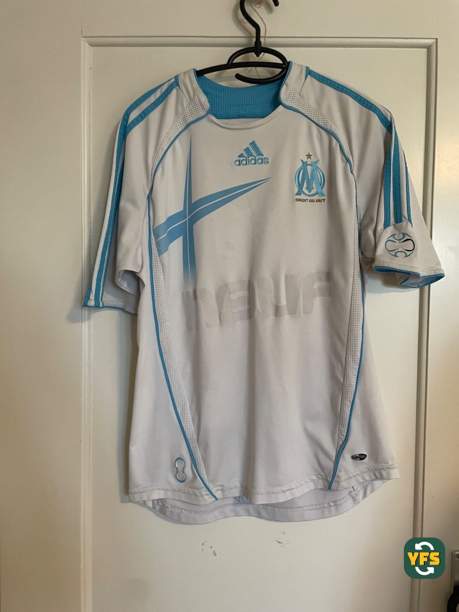 Olympique Marseille 2006-2007 Home Store Version Adidas - YourFootballShirt - Photo 1