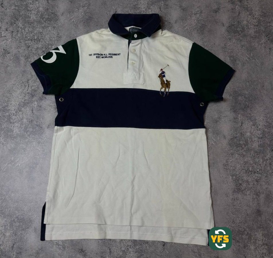 Polo Ralph Lauren 1st Division R.L. Regiment Est. MCMLXV 2010-2011 Home Store Version Ralph Lauren - YourFootballShirt - Photo 1