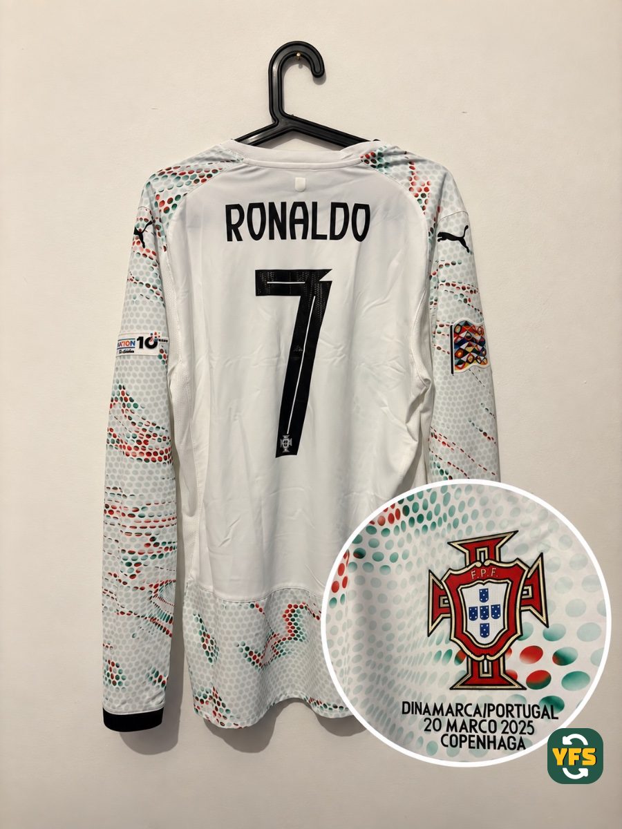 Portugal 2024-2025 Away Issued Puma Cristiano Ronaldo - YourFootballShirt - Photo 1