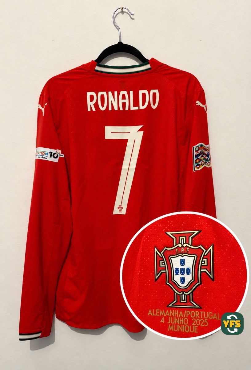 Portugal 2024-2025 Home Issued Puma Cristiano Ronaldo - YourFootballShirt - Photo 1