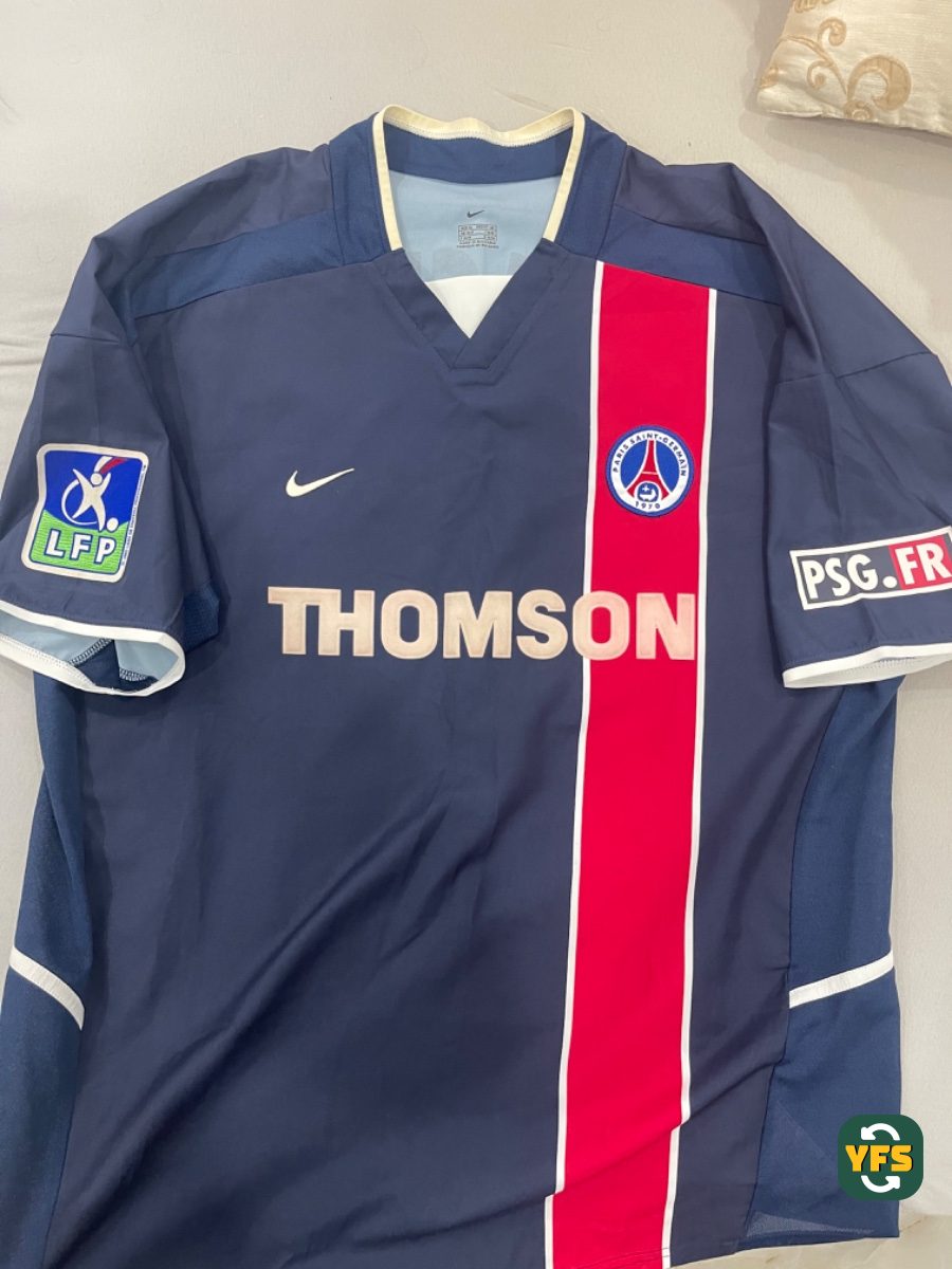 PSG 2002-2003 Home Store Version Nike Ben achour - YourFootballShirt - Photo 1