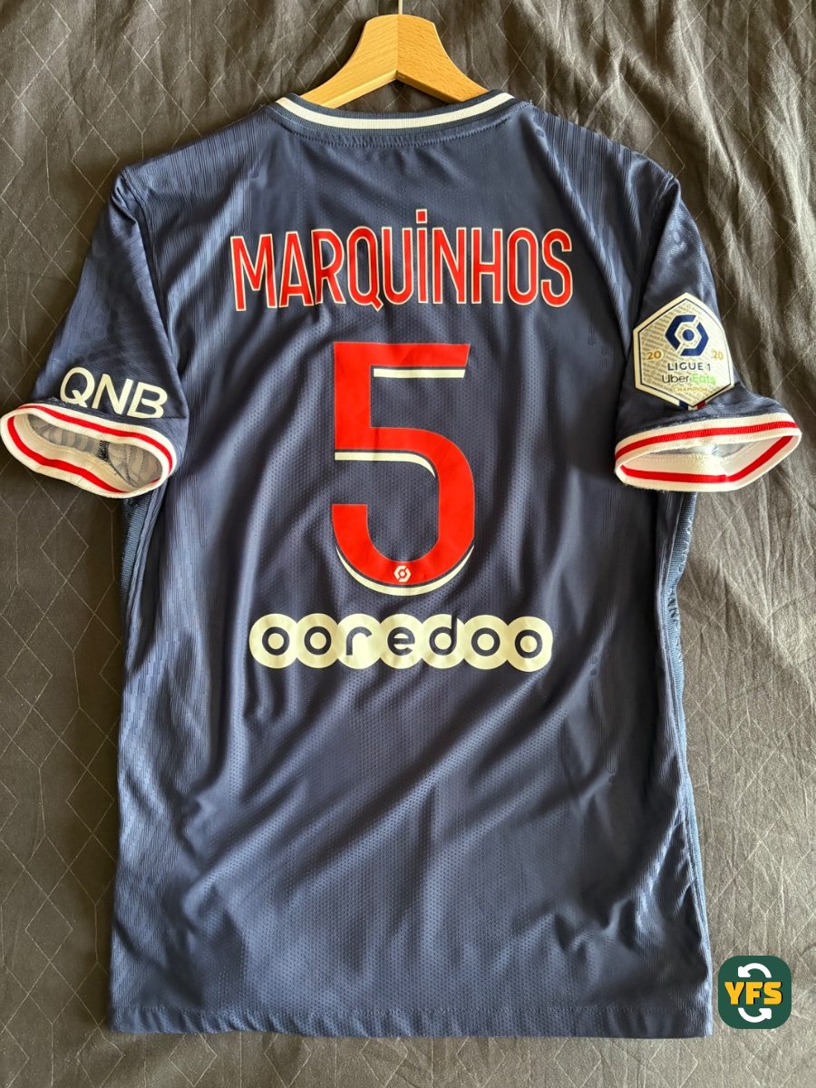 Maillot PSG 2020-2021 Home kit Marquinhos | YFS