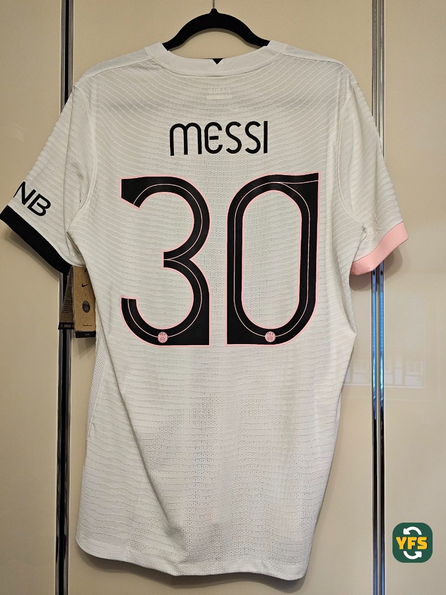 PSG 2021-2022 Away Pro Version Nike Lionel Messi - YourFootballShirt - Photo 1