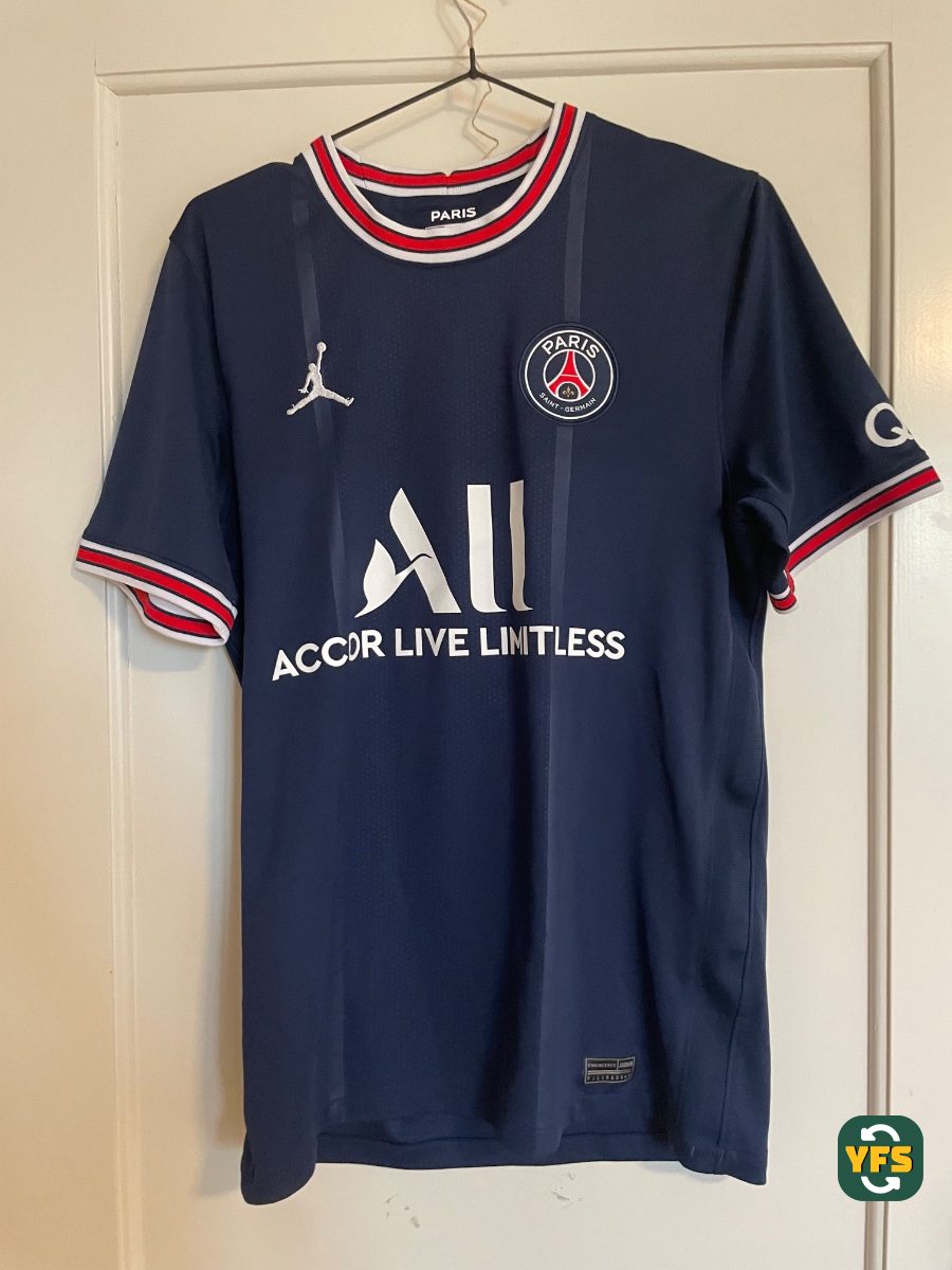 PSG 2021-2022 Home Store Version Jordan Messi - YourFootballShirt - Photo 1