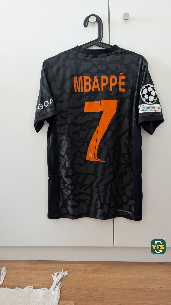 PSG 2023-2024 Third Pro Version Jordan Mbappé - YourFootballShirt - Photo 1