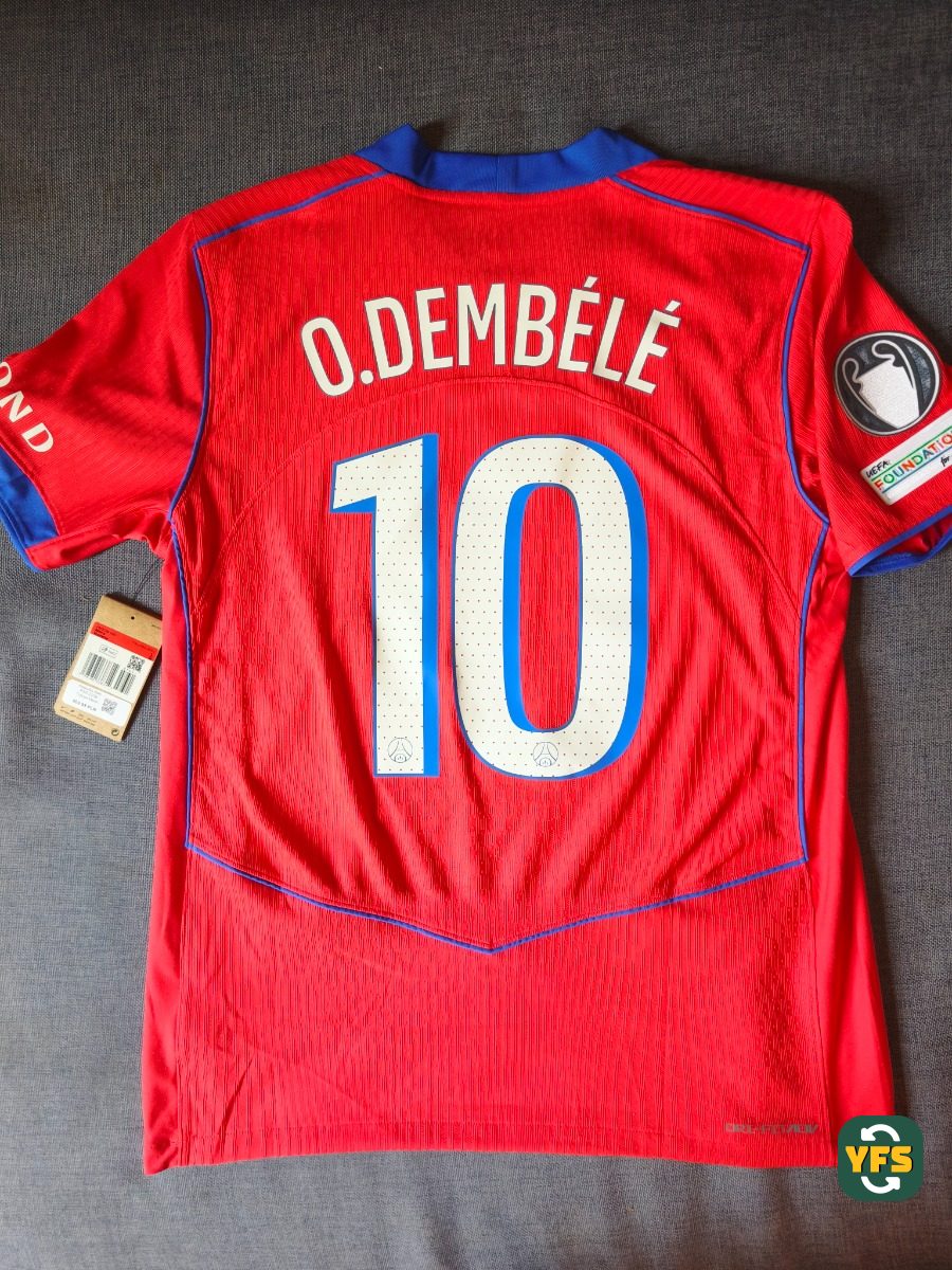 PSG 2025-2026 Third Pro Version Nike O. Dembélé - YourFootballShirt - Photo 1