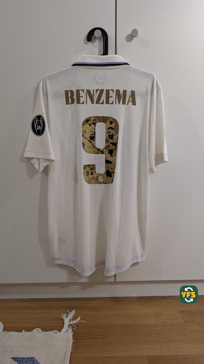 Real Madrid 2022-2023 Home Pro Version Adidas BENZEMA - YourFootballShirt - Photo 1