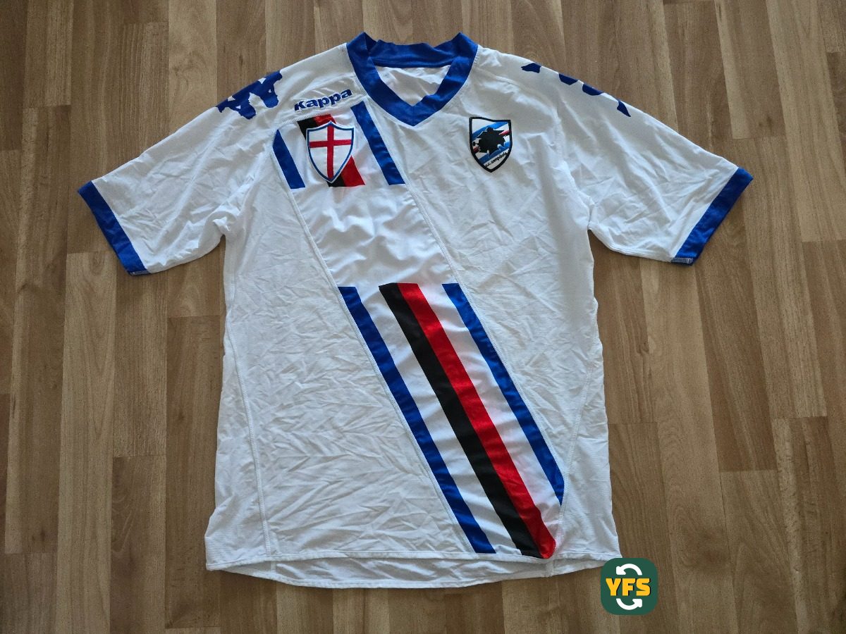 Sampdoria UC 2010-2011 Home Store Version Kappa - YourFootballShirt - Photo 1