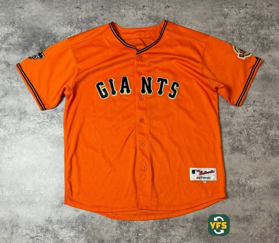 San Francisco Giants 2002-2003 Away Store Version Majestic - YourFootballShirt - Photo 1