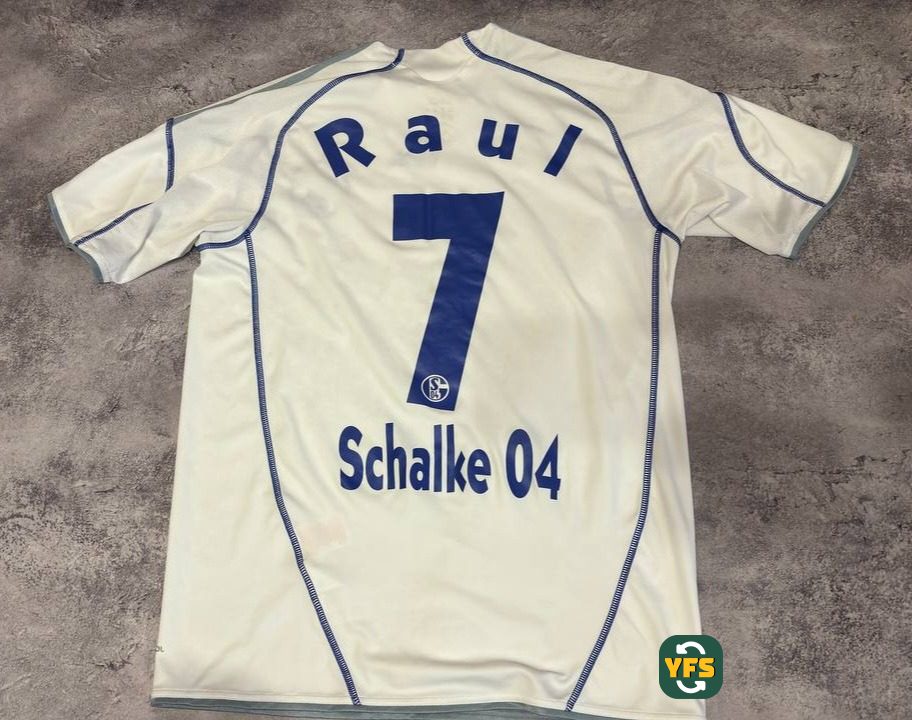 Schalke 04 2009-2010 Home Store Version Adidas Raul - YourFootballShirt - Photo 1