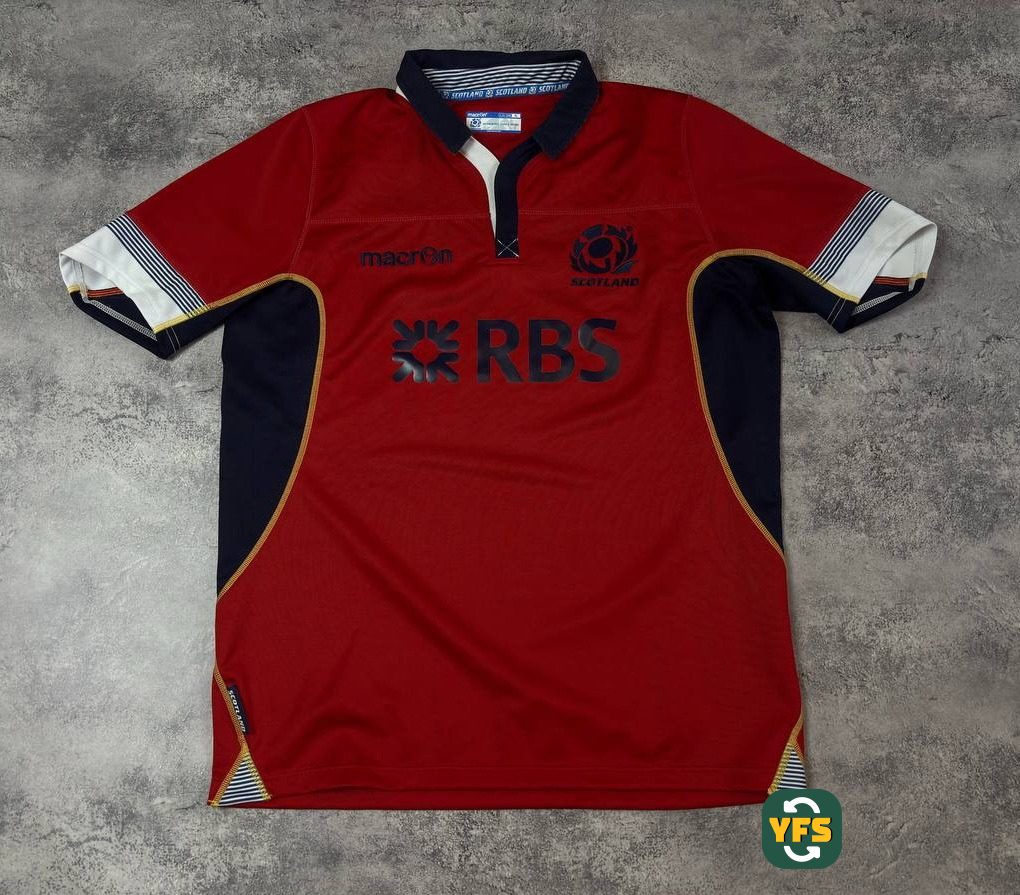 Scotland 2014-2015 Home Store Version Macron - YourFootballShirt - Photo 1