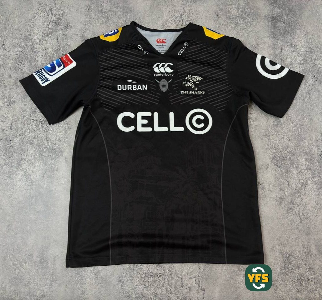 Sharks 2018-2019 Home Store Version Canterbury - YourFootballShirt - Photo 1