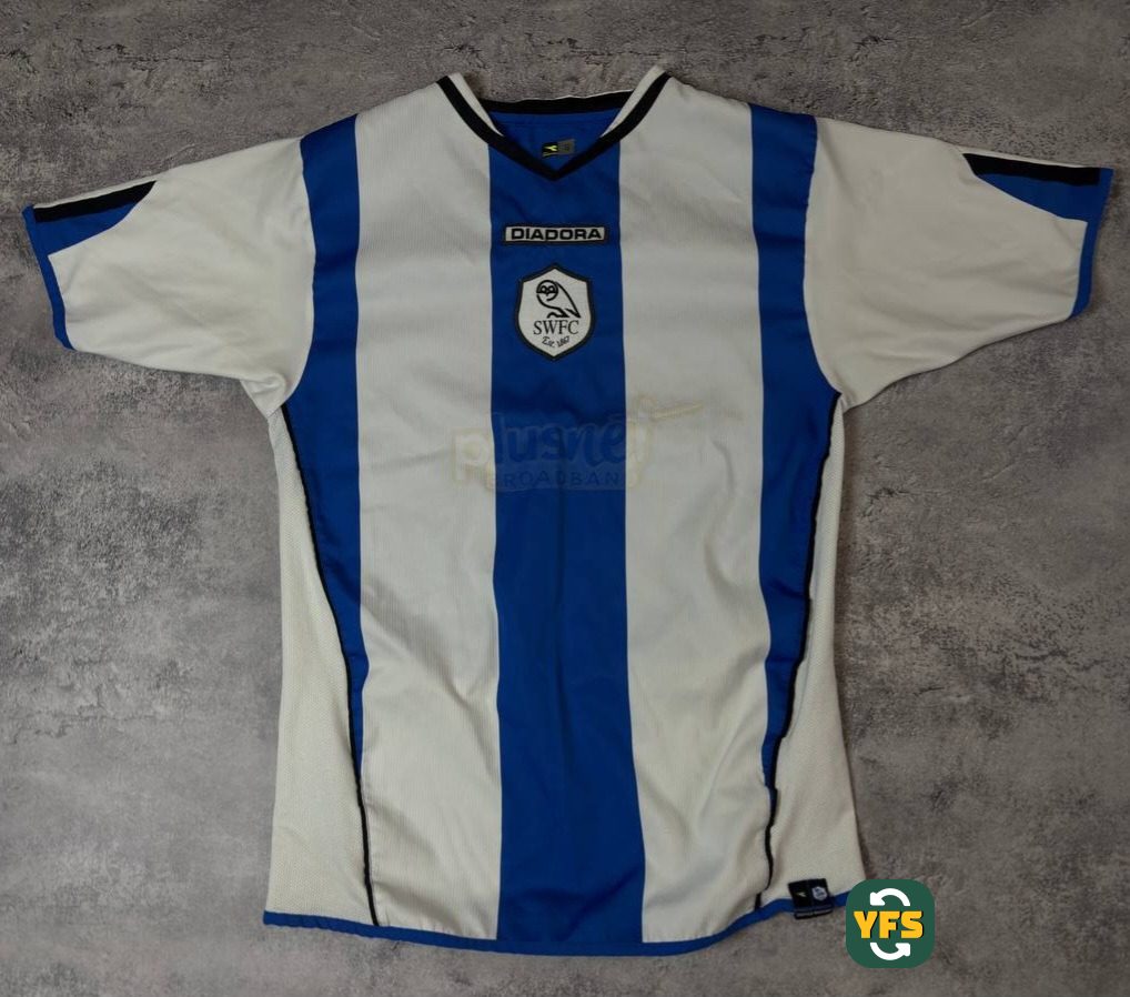 Sheffield Wednesday 2005-2006 Home Store Version Diadora - YourFootballShirt - Photo 1